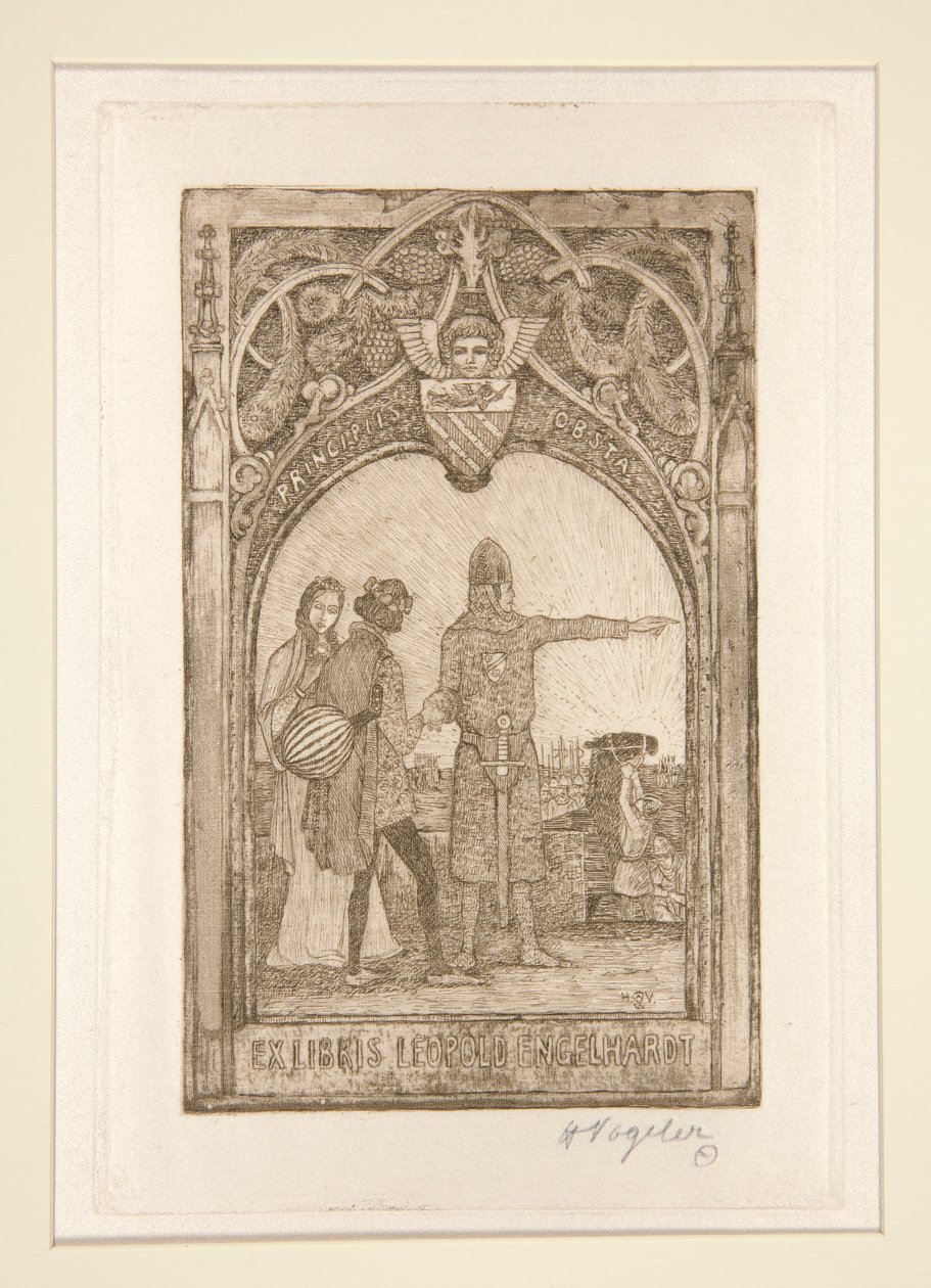 Boekplaten door Heinrich Vogeler
