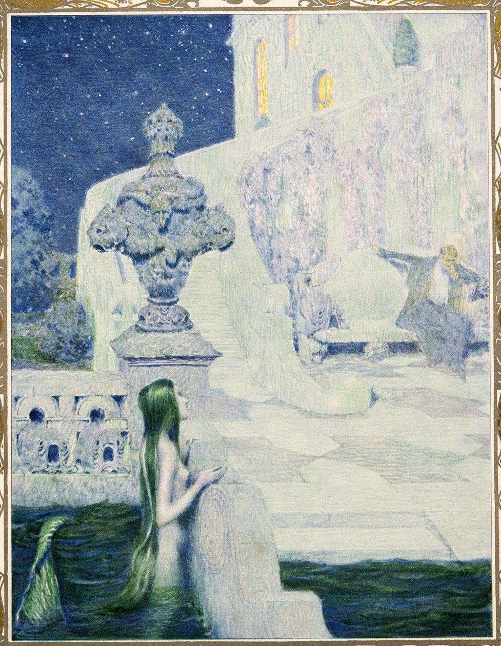 De Kleine Zeemeermin uit Verhalen van Hans Christian Andersen, uitgegeven 1911 door Heinrich and Urban Lefler