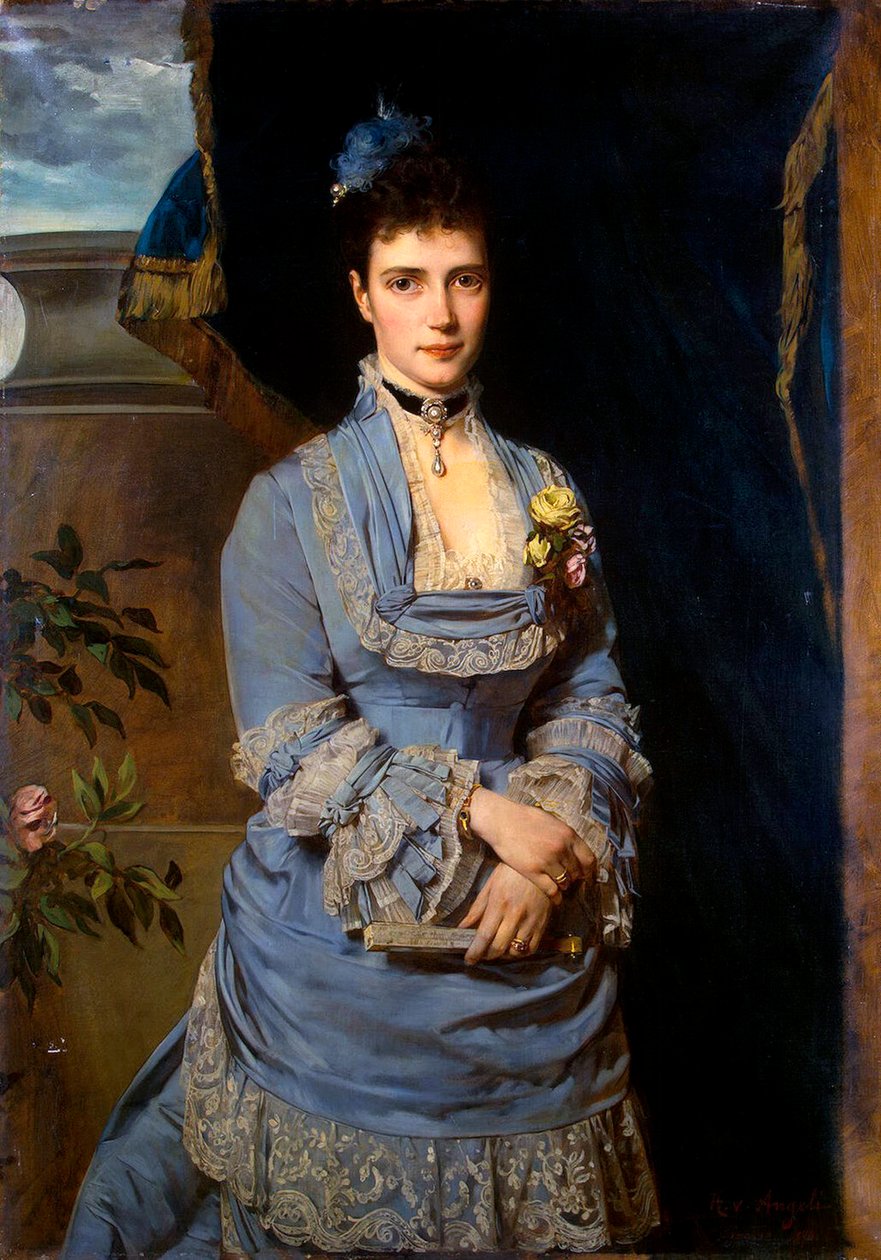 Portret van Groothertogin Maria Fjodorovna, Prinses Dagmar van Denemarken door Heinrich von Angeli