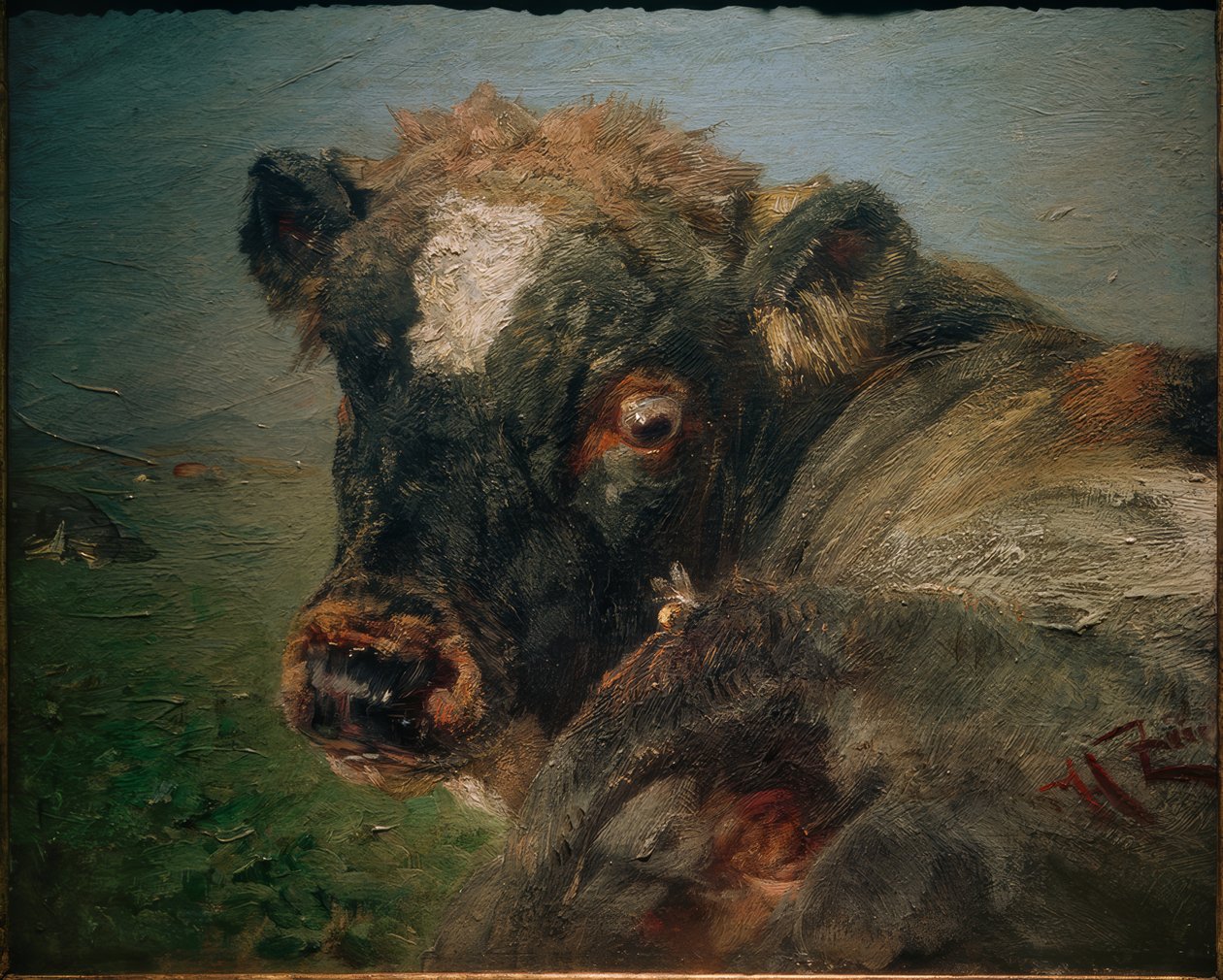 De Wespensteek door Heinrich von Zügel