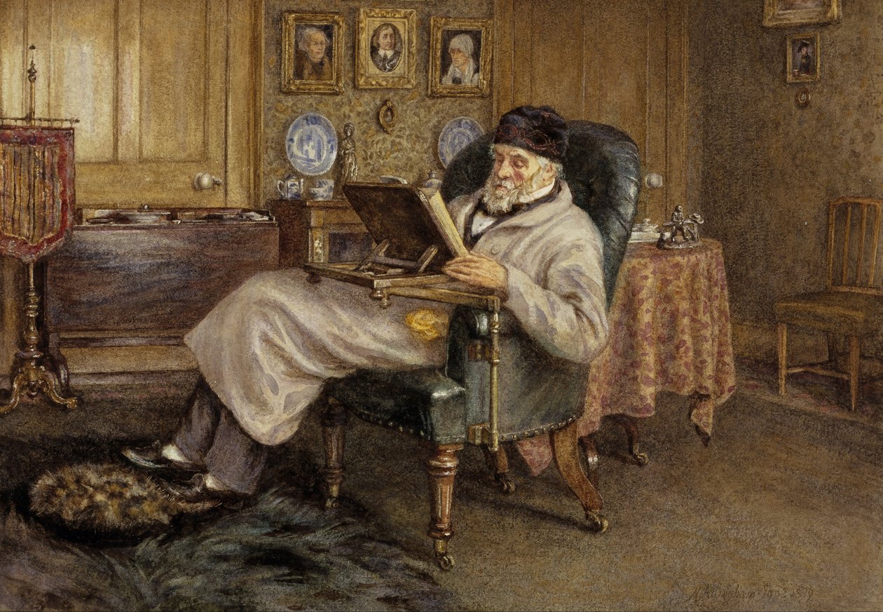Thomas Carlyle, 1795 - 1881. Historicus en essayist door Helen Allingham