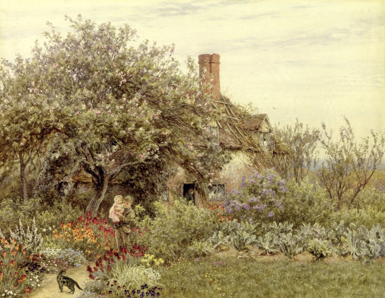Bij Hambledon door Helen Allingham