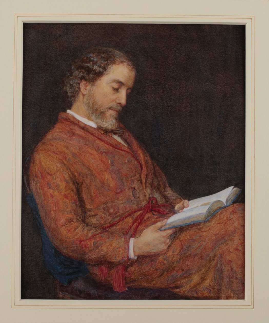 Portret van William Allingham door Helen Allingham
