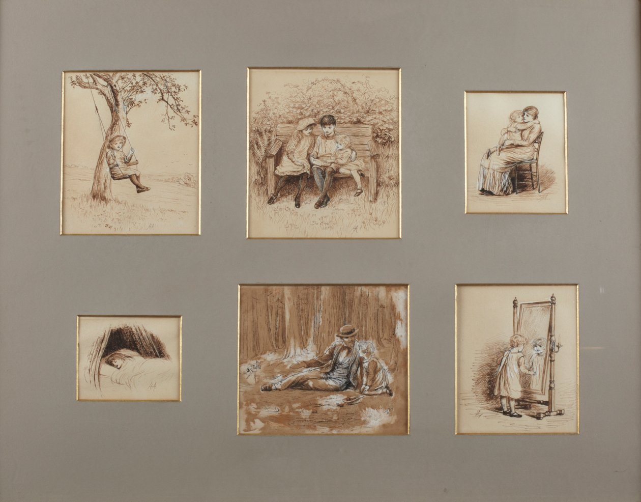 Rijmpjes voor de jonge kinderen door Helen Allingham