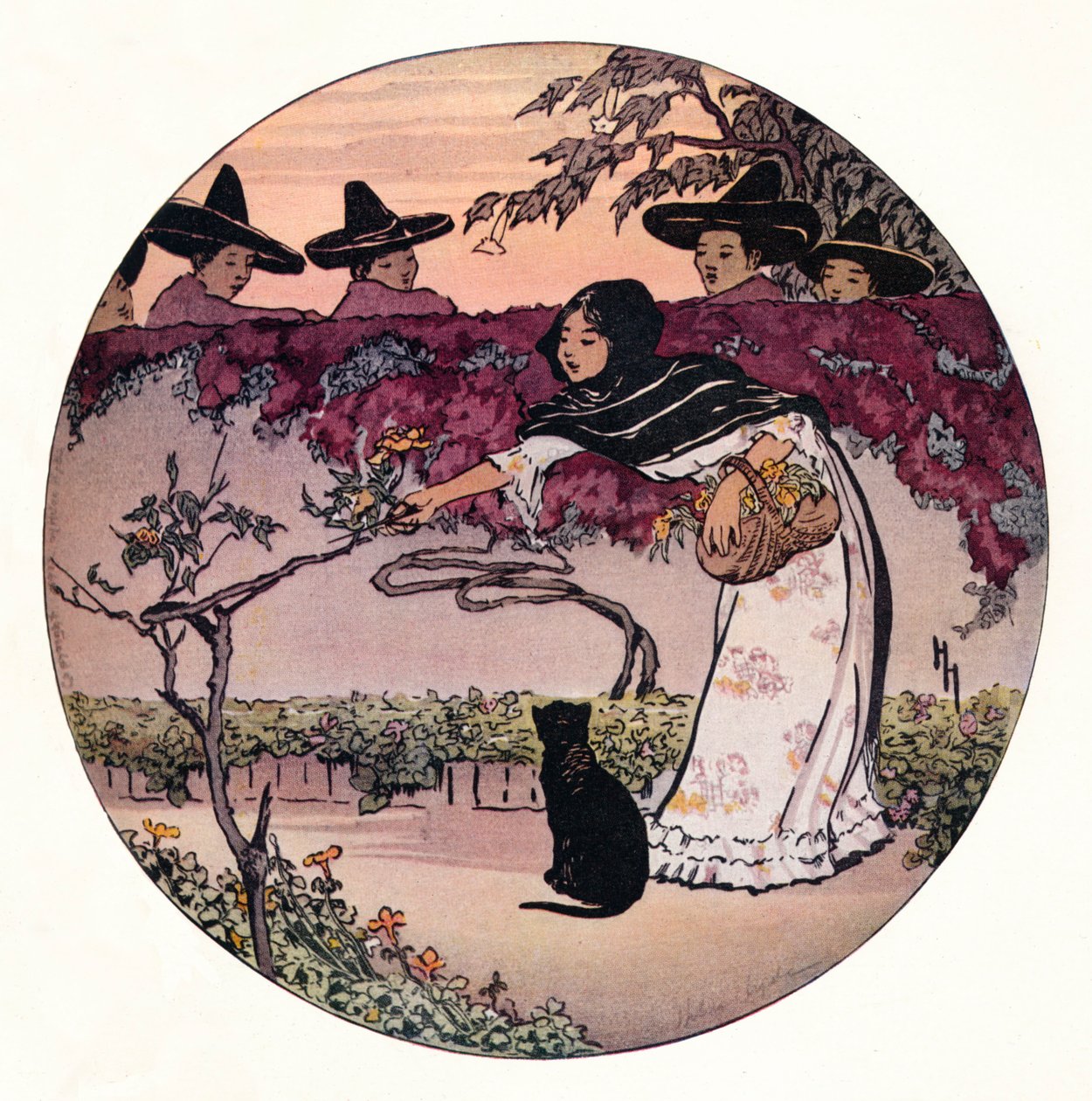 Een Mexicaanse Coquette, 1912 door Helen Hyde
