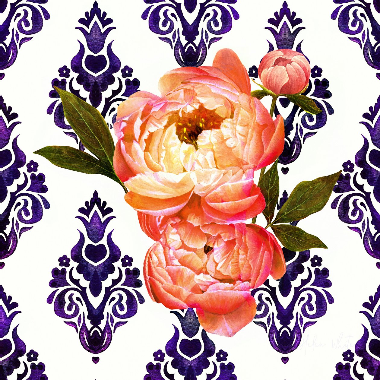 Pioen op Delft door Helen White