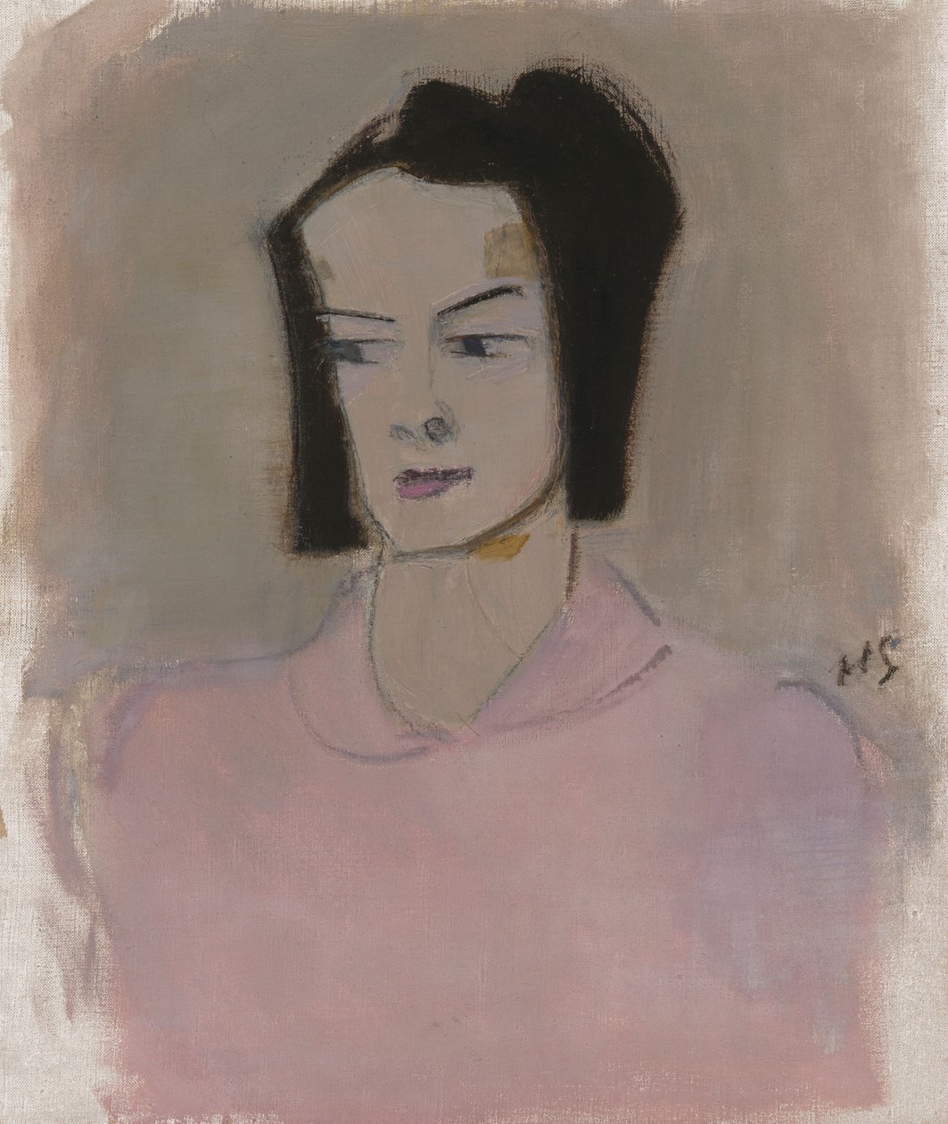 Finnish Nurse III (Ester Räihä) door Helene Schjerfbeck