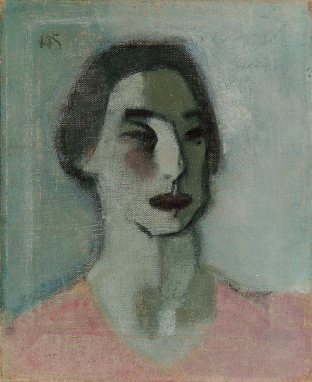 Veertig jaar oud door Helene Schjerfbeck