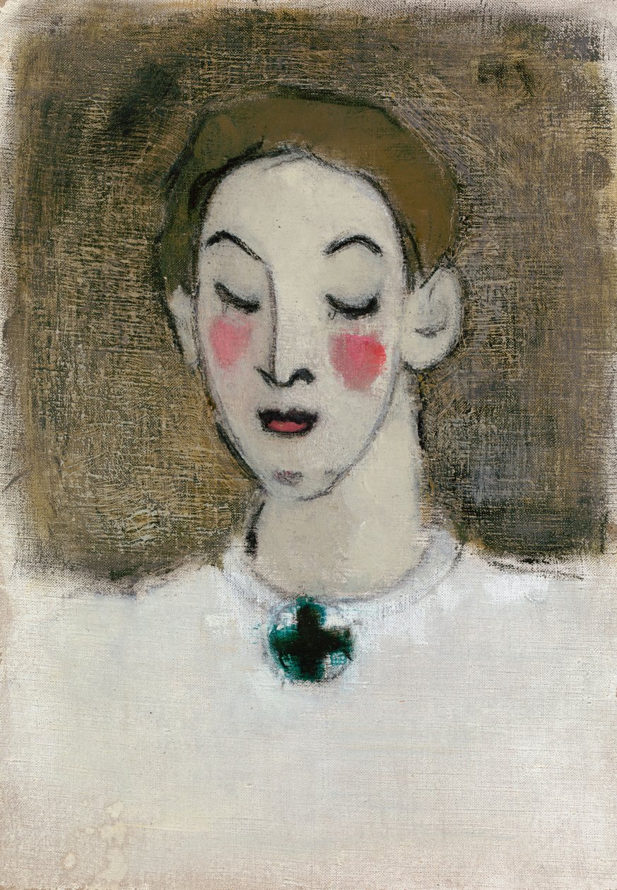 Verpleegster I (Kaija Lahtinen) door Helene Schjerfbeck