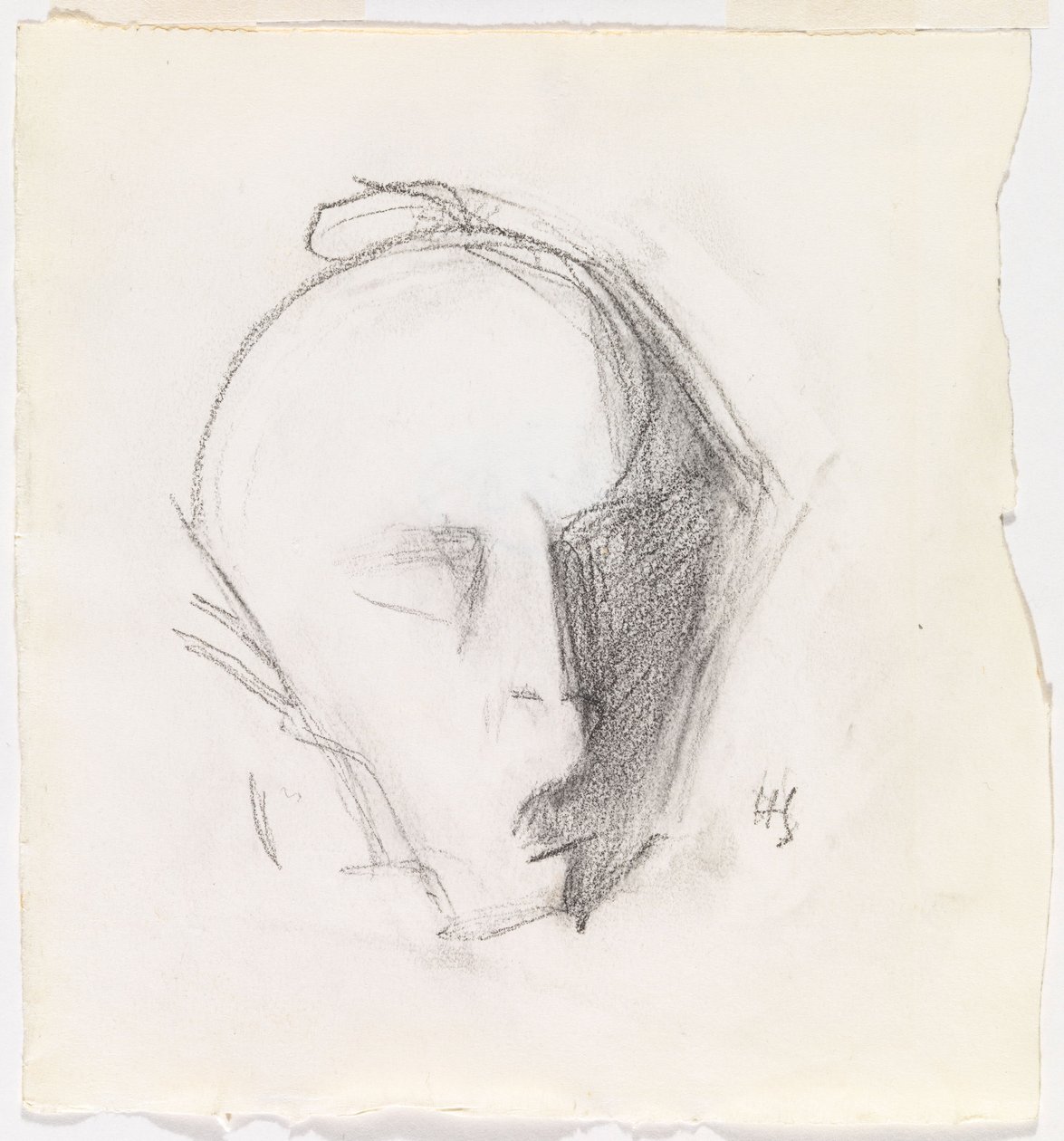 Zelfportret door Helene Schjerfbeck