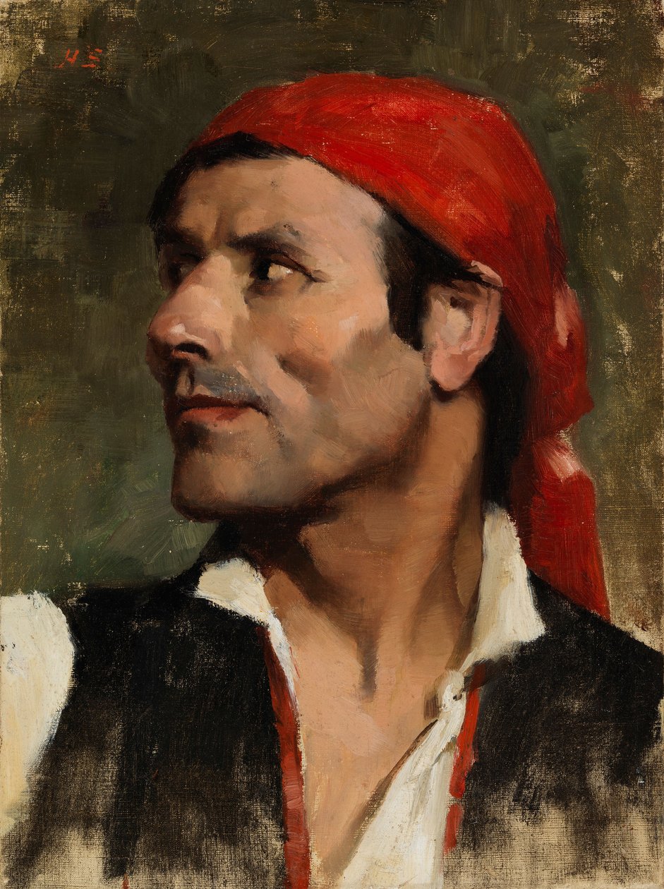 Spanjaard door Helene Schjerfbeck