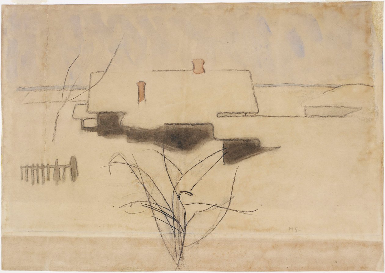 Het landschap van Tammisaari door Helene Schjerfbeck