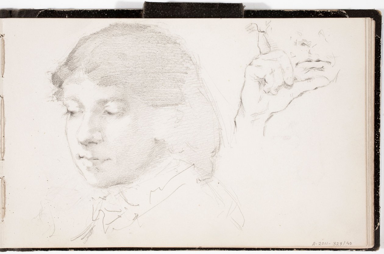 Zonder titel door Helene Schjerfbeck