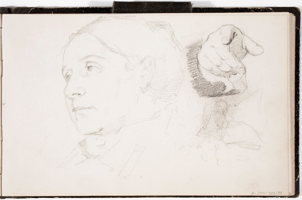 Zonder titel door Helene Schjerfbeck