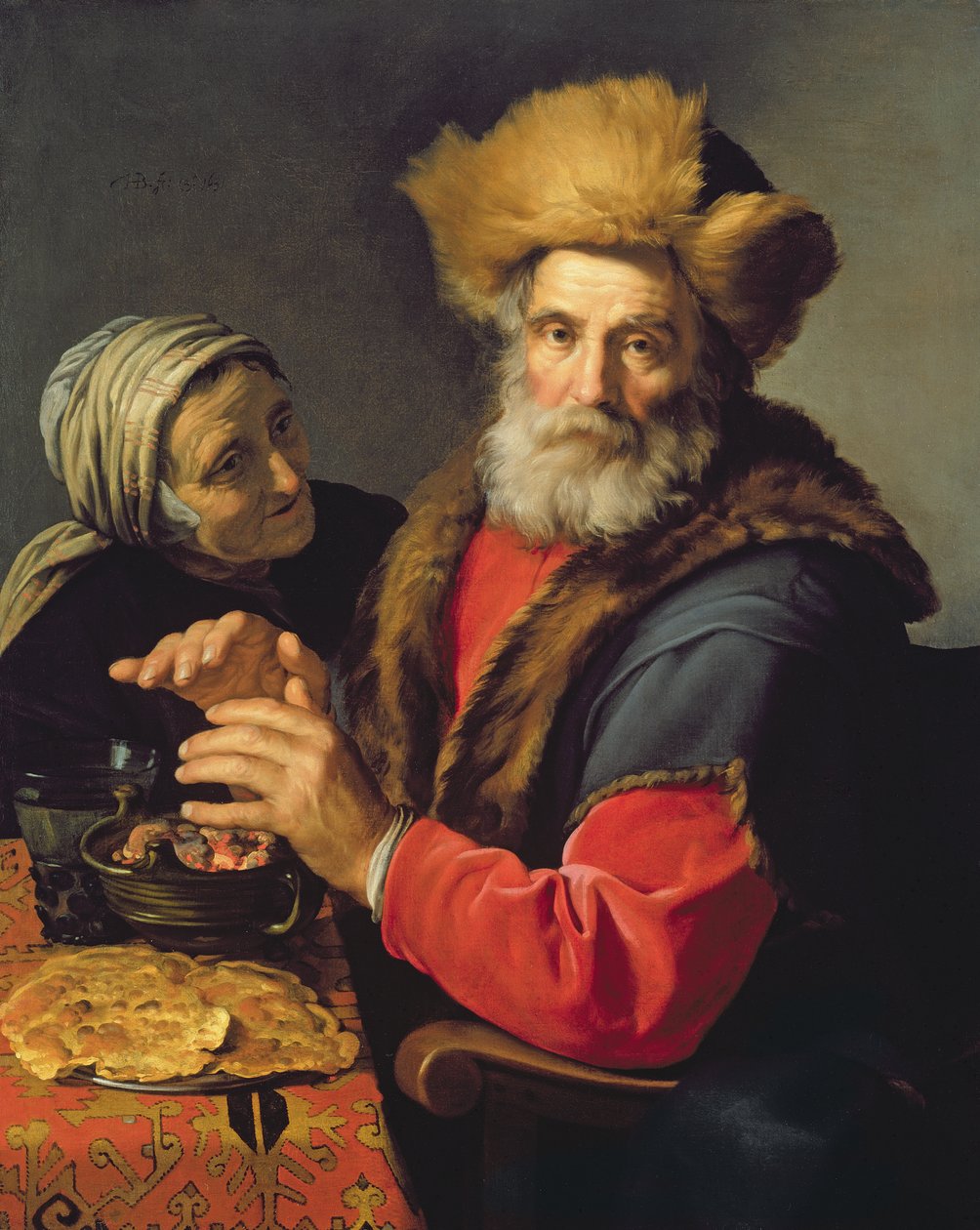 Een Allegorie van de Winter, 1631 door Hendrick Bloemaert