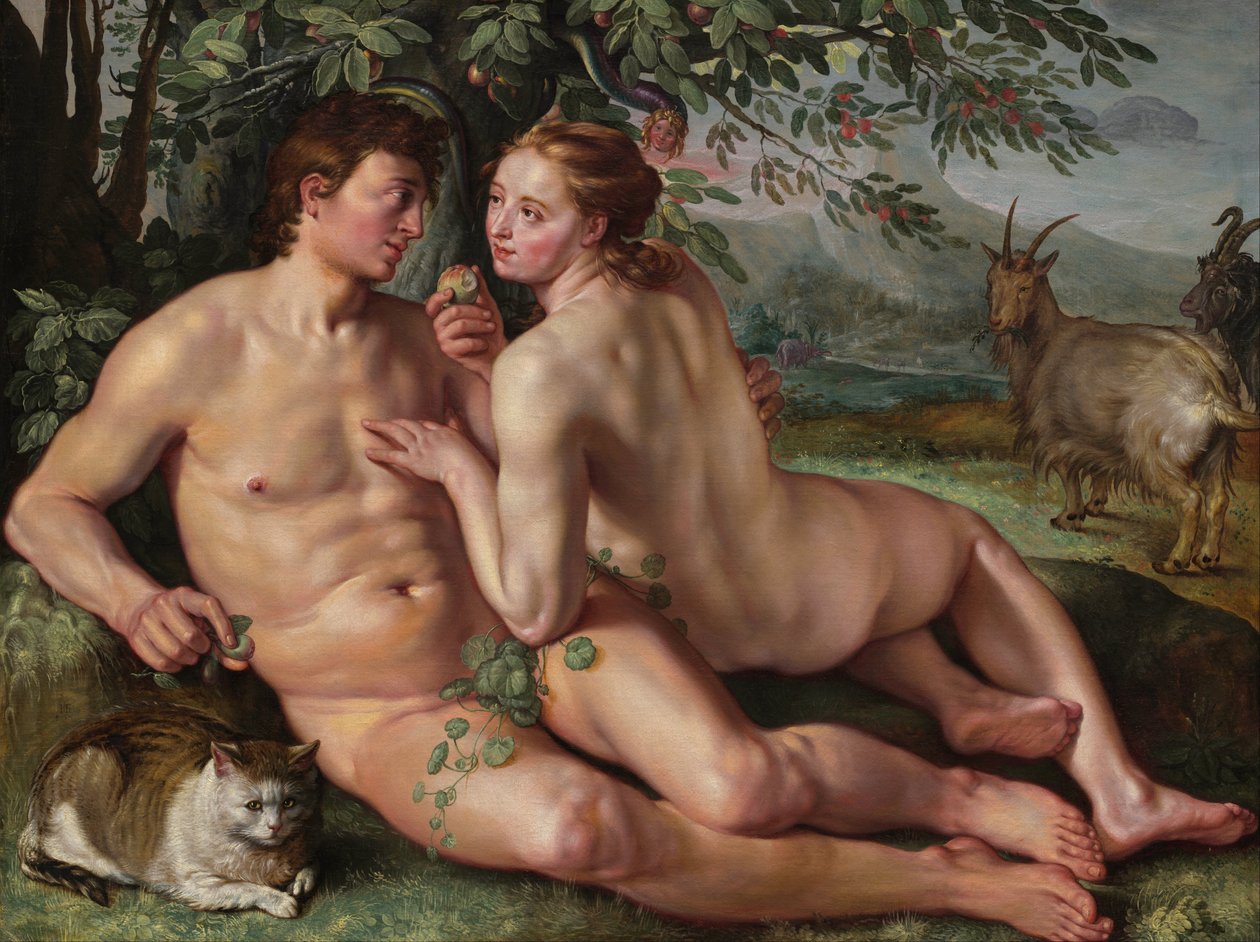 De Val van de Mens door Hendrik Goltzius