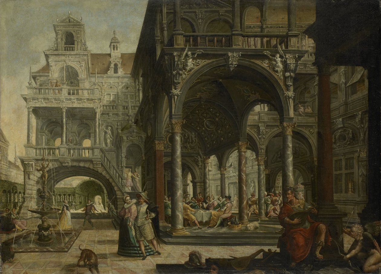 Imaginaire renaissancepaleis door Hendrick Aerts