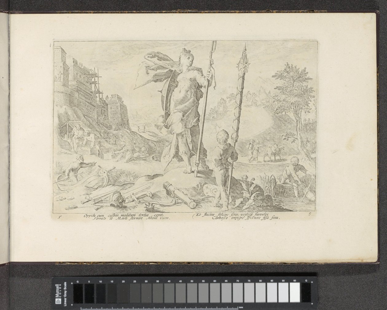 Bronzen eeuw door Hendrick Goltzius (workshop of)