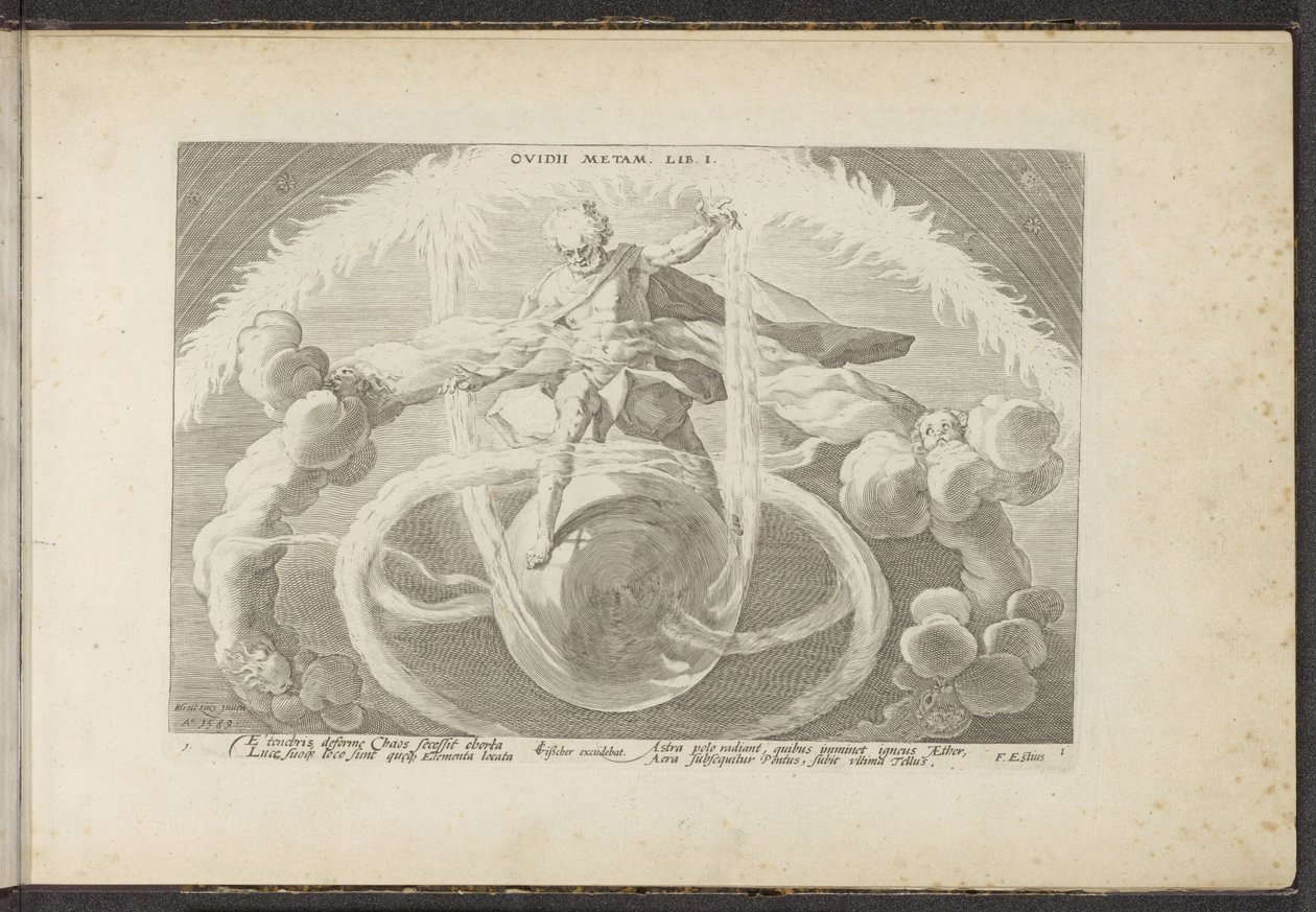 Orde in de Chaos door Hendrick Goltzius (workshop of)