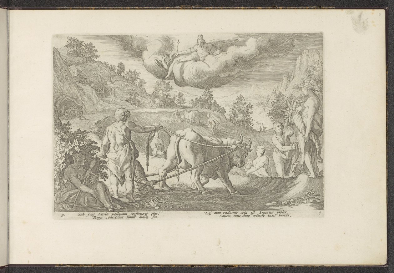 Zilveren eeuw door Hendrick Goltzius (workshop of)