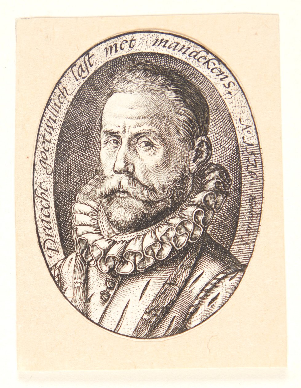 Adrian Manmaker door Hendrick Goltzius