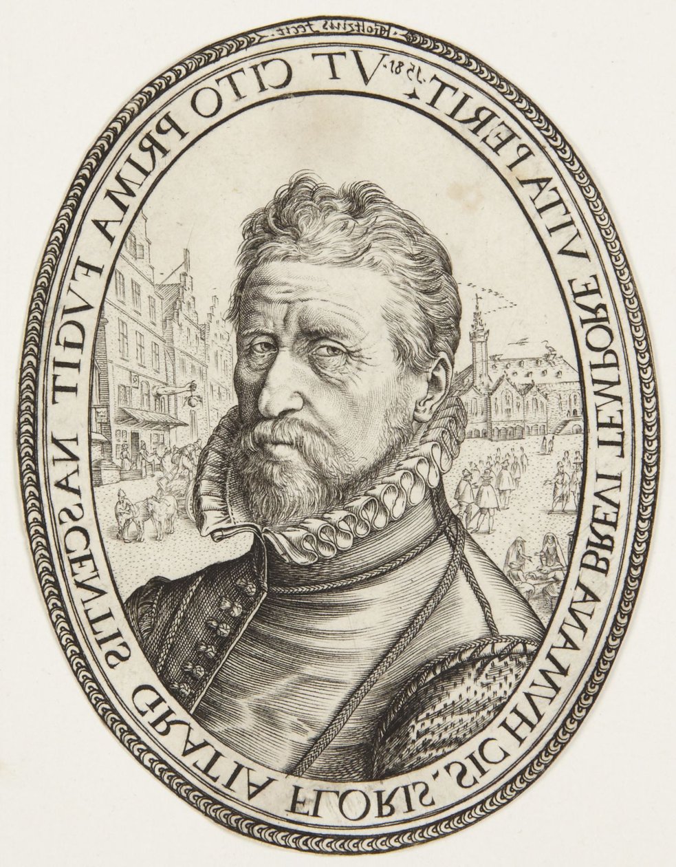 Allaert Fransz. Schatter door Hendrick Goltzius