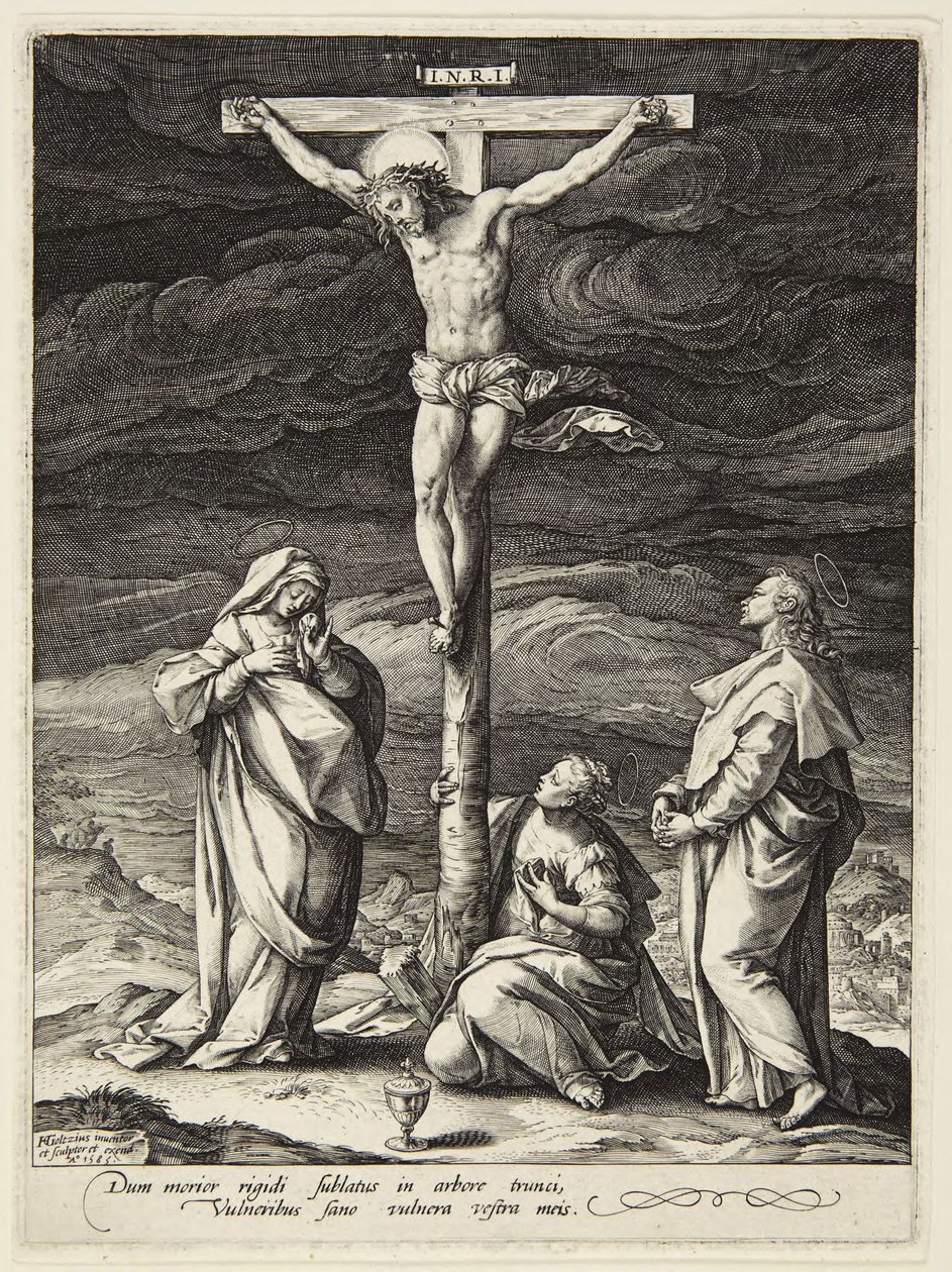 Kruisiging door Hendrick Goltzius