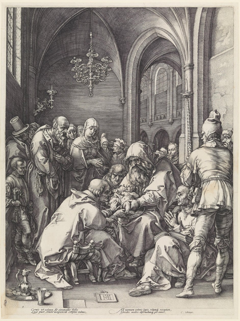 De Besnijdenis door Hendrick Goltzius