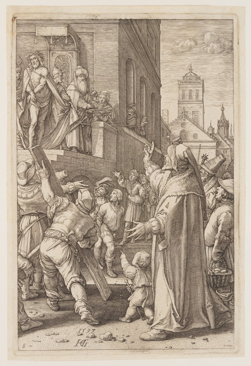 Ecce Homo, uit The Passion door Hendrick Goltzius