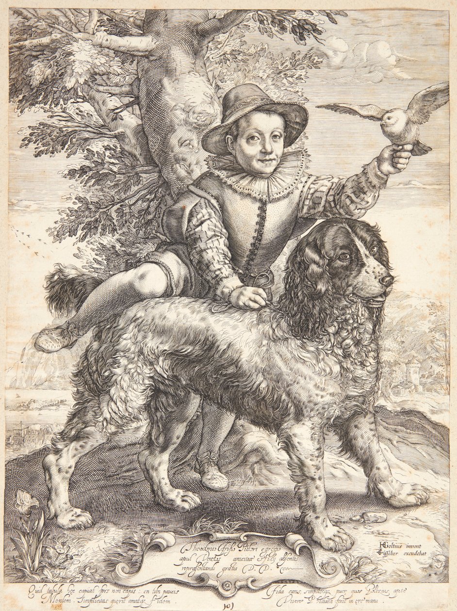 Frederik de Vries door Hendrick Goltzius