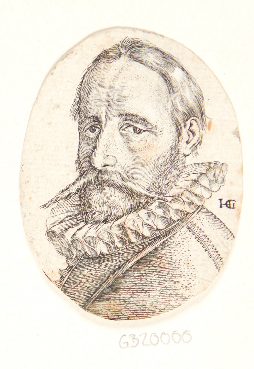 Hans Bol door Hendrick Goltzius