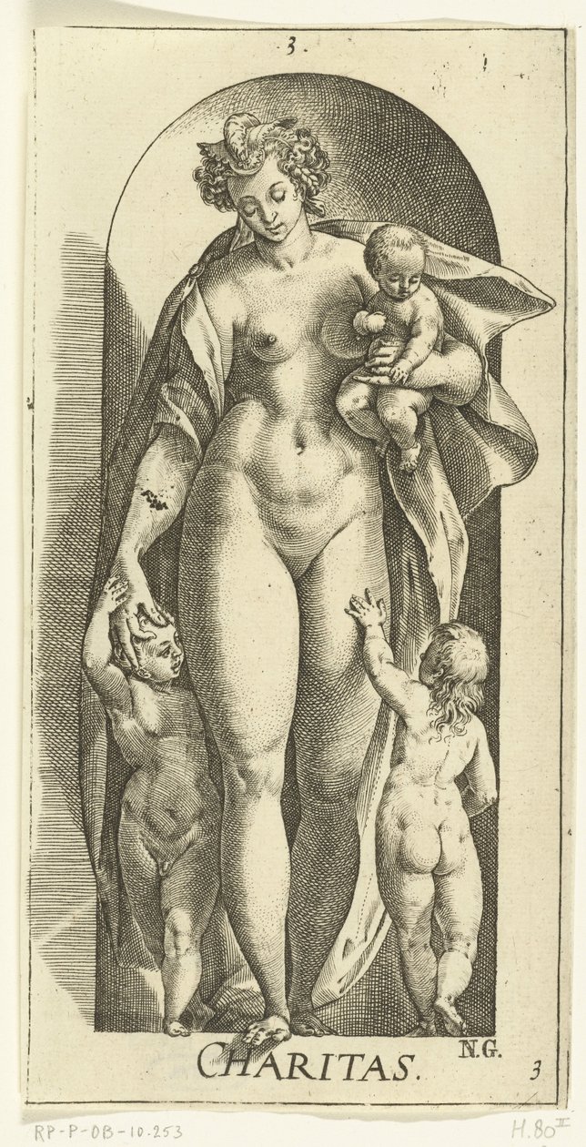 Liefde door Hendrick Goltzius