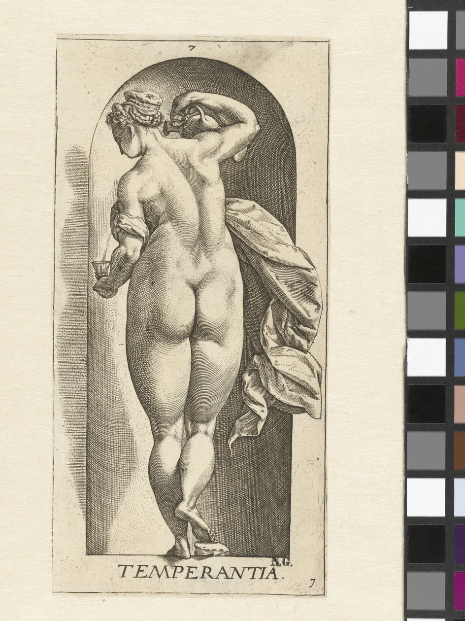 Matigheid door Hendrick Goltzius