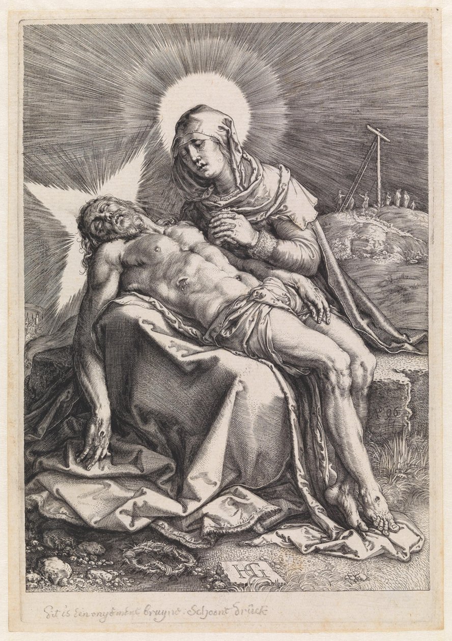 Piëta door Hendrick Goltzius