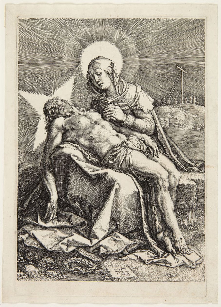 Piëta door Hendrick Goltzius