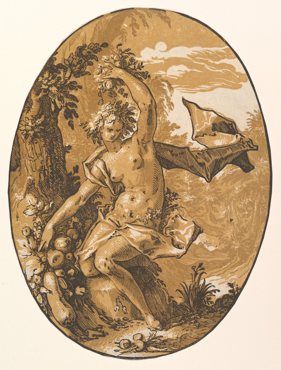 Proserpina door Hendrick Goltzius