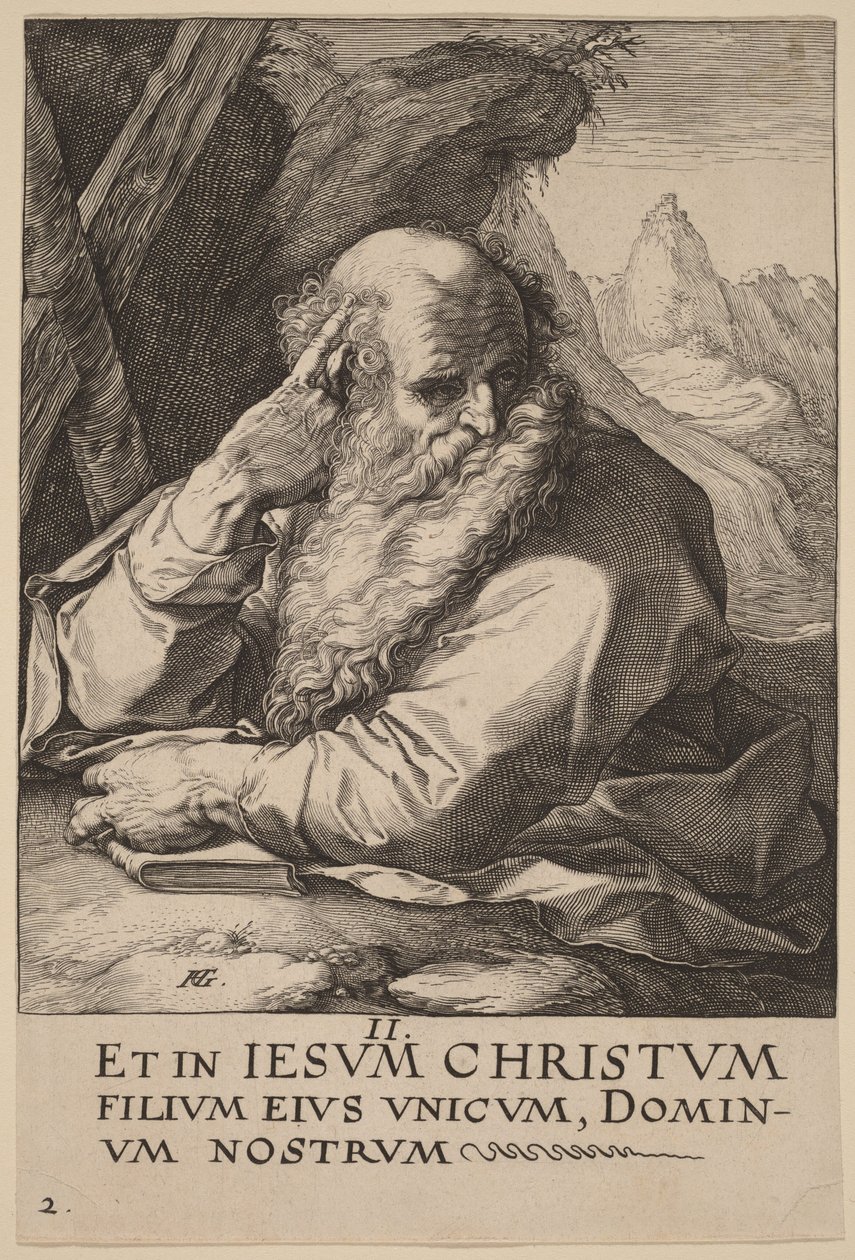 Sint-Andreas door Hendrick Goltzius