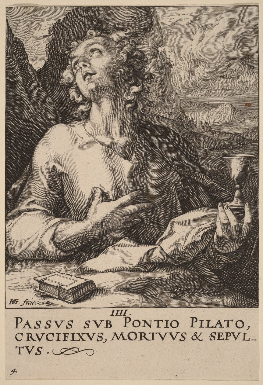 Sint-Jan door Hendrick Goltzius