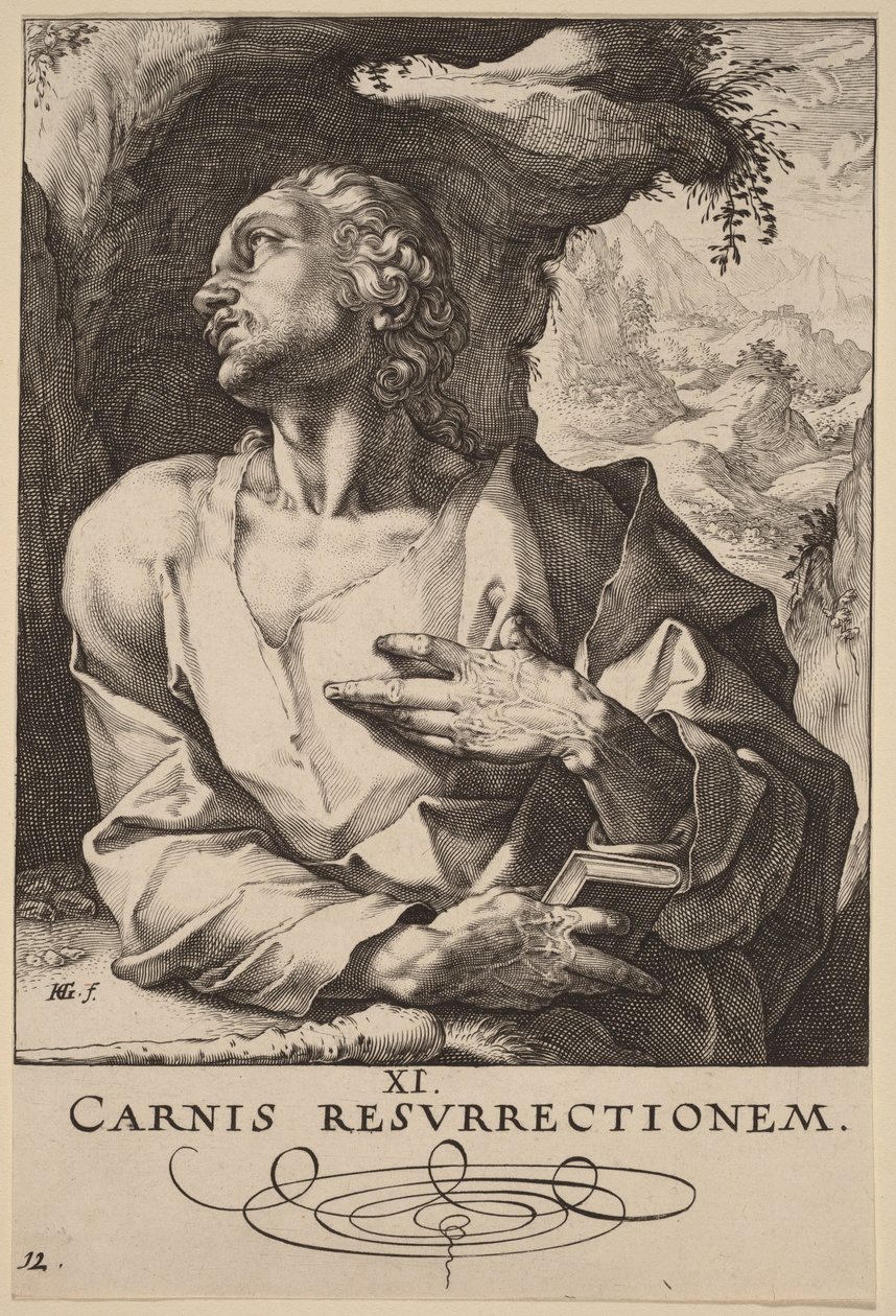 Sint Judas Taddeüs door Hendrick Goltzius