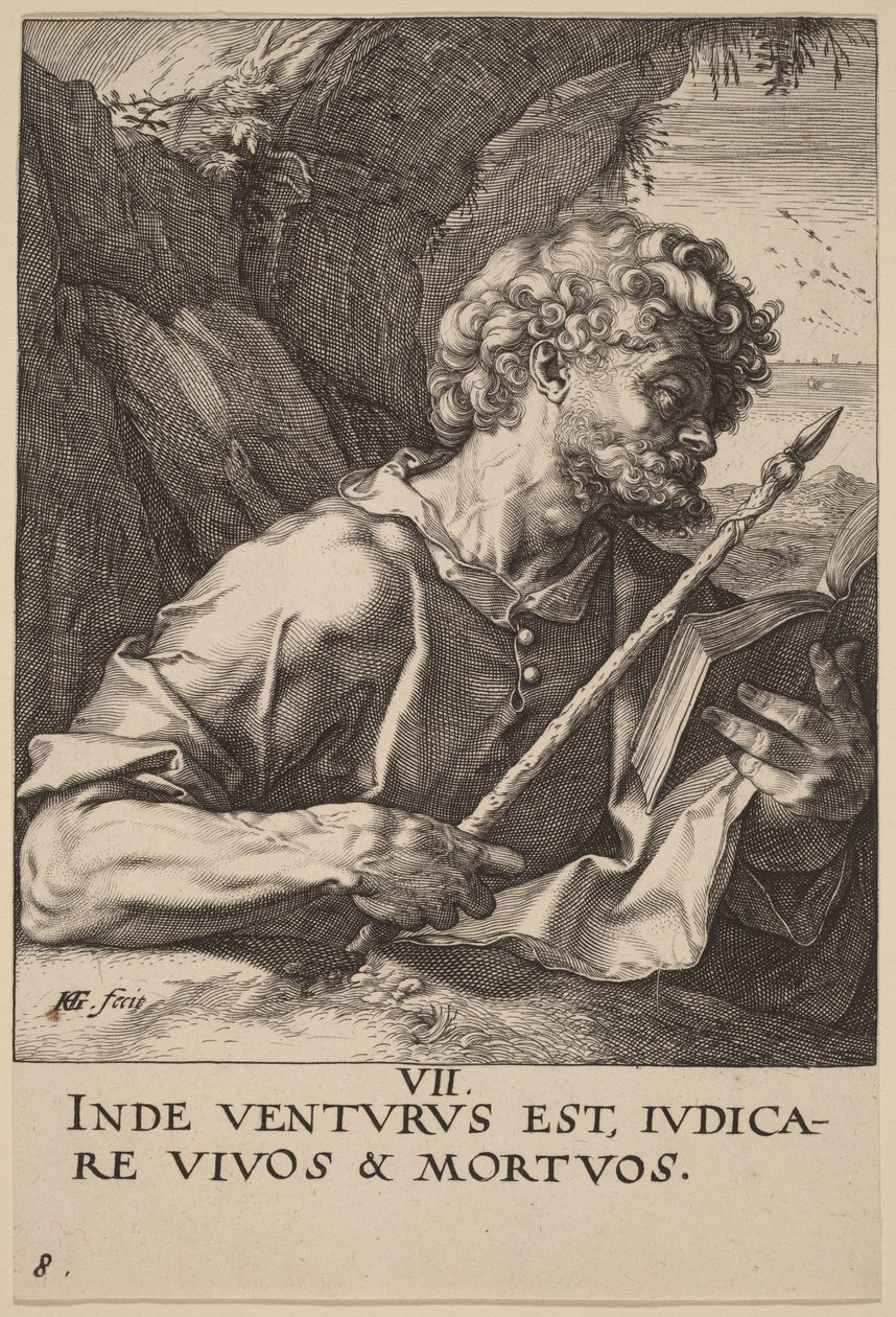 Sint-Thomas door Hendrick Goltzius