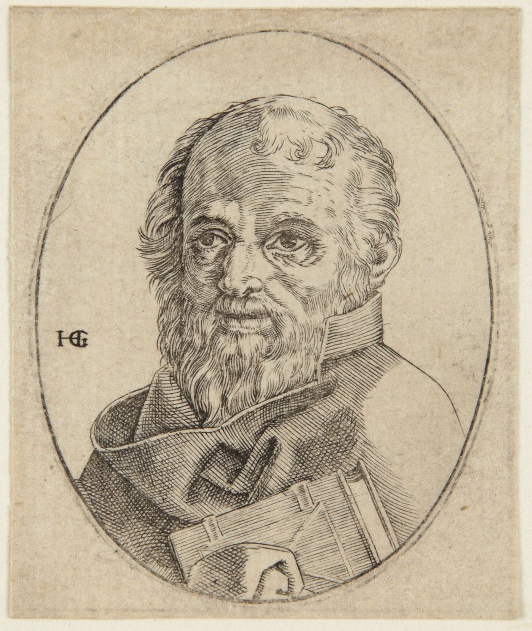 Sint-Matthias door Hendrick Goltzius