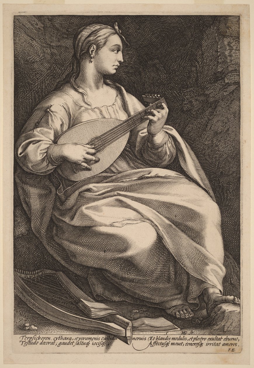 Dans door Hendrick Goltzius