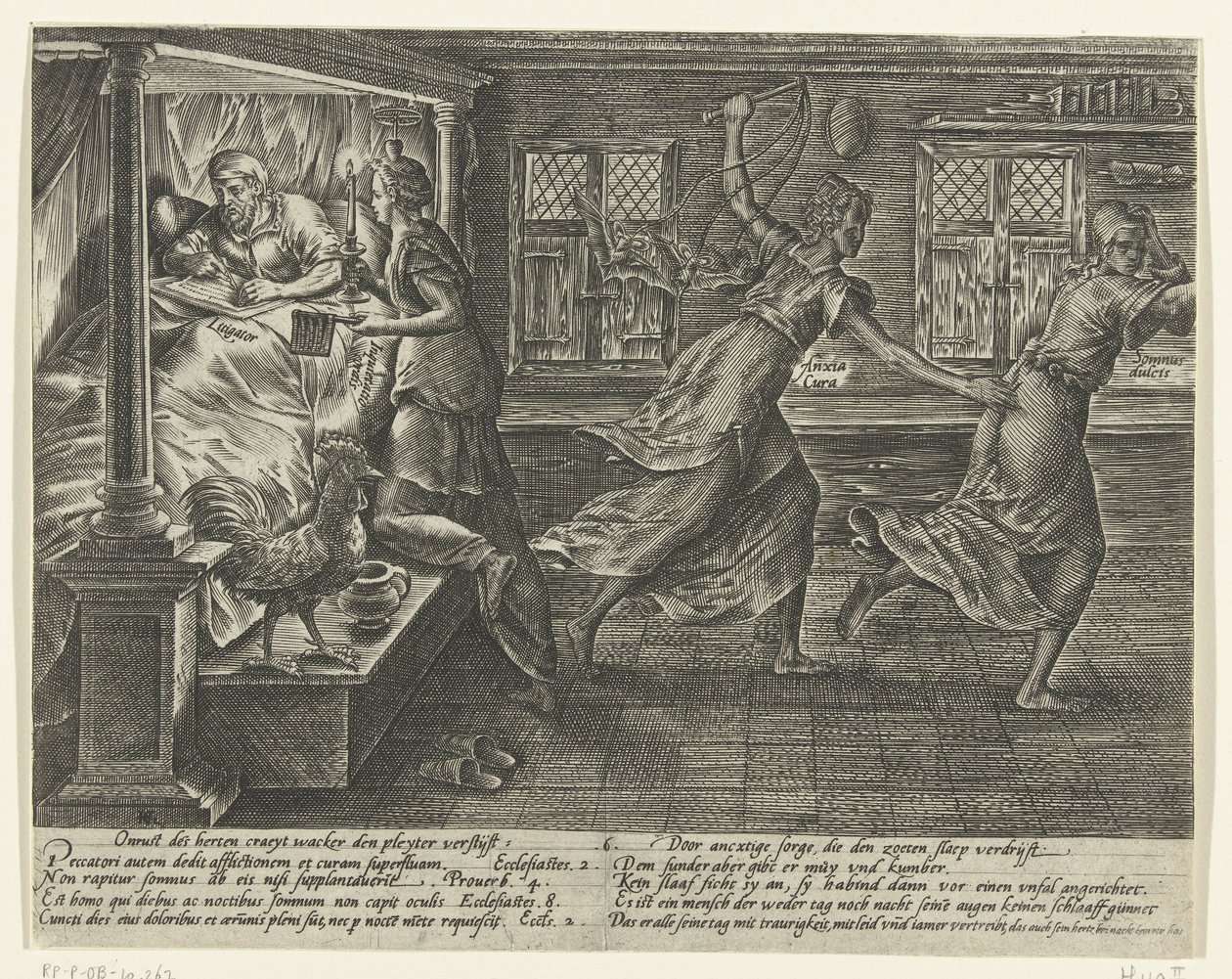Wie procedeert, heeft slapeloze nachten door Hendrick Goltzius