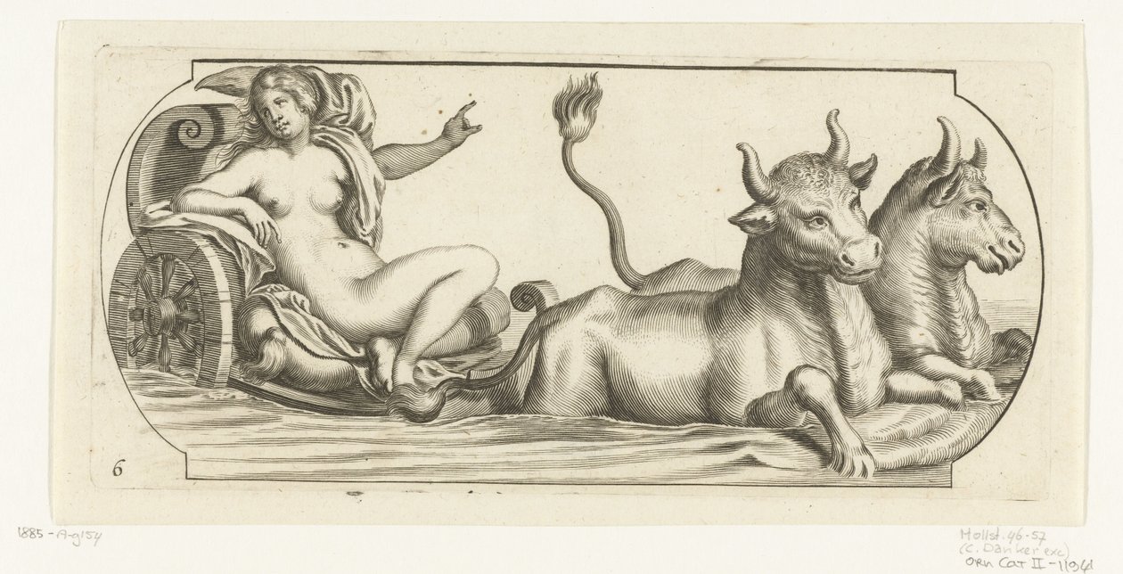 Europa op een strijdwagen door Hendrick de Keyser (I)