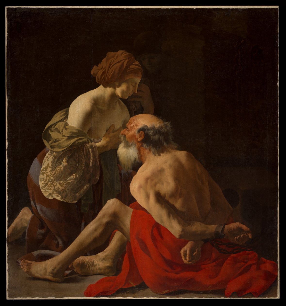 Romeinse liefdadigheid door Hendrick ter Brugghen