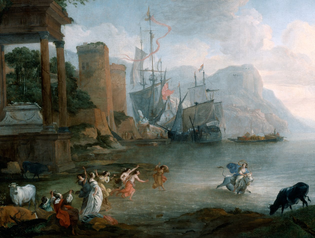 De ontvoering van Europa door Hendrick van Minderhout