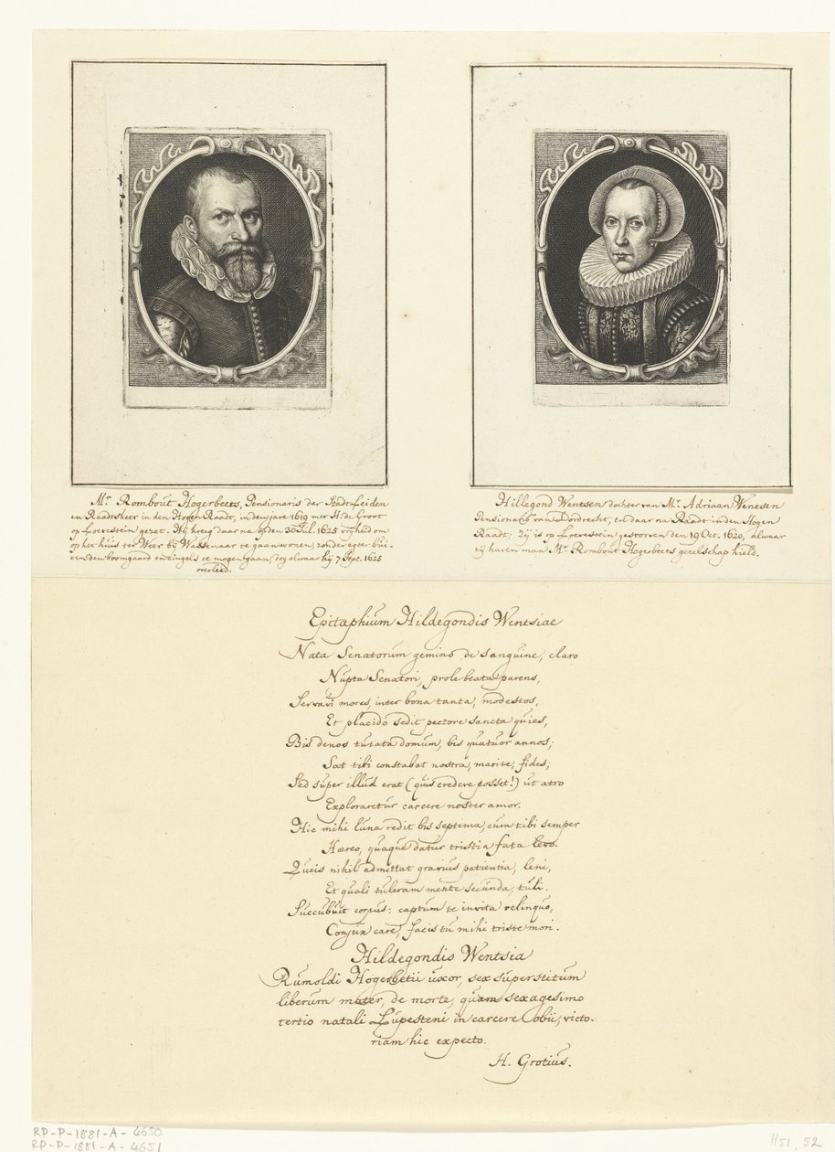 Portret van Hillegonda Wentzen door Hendrik Bary