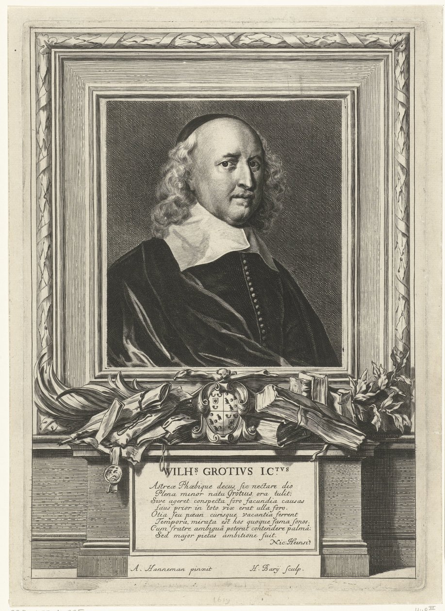 Portret van Willem de Groot door Hendrik Bary