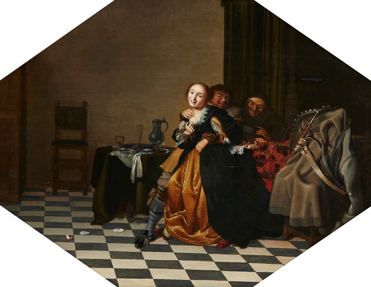 Bordelen door Hendrik Gerritsz Pot