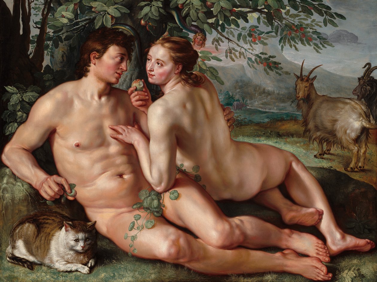 De Val van de Mens door Hendrik Goltzius